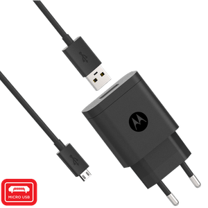 Motorola 10W Rapid Wall Charger mit Micro-USB-Datenkabel